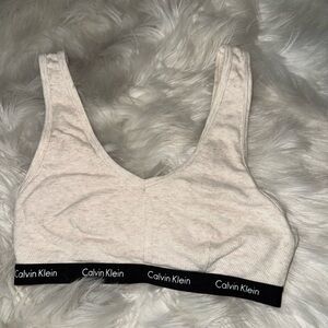 Calvin Klein Women's Soft Beige Bralette